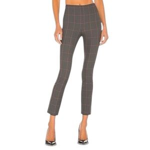 Rag & Bone Gray Plaid Cropped Pants Career Casual Ankle Length Trousers